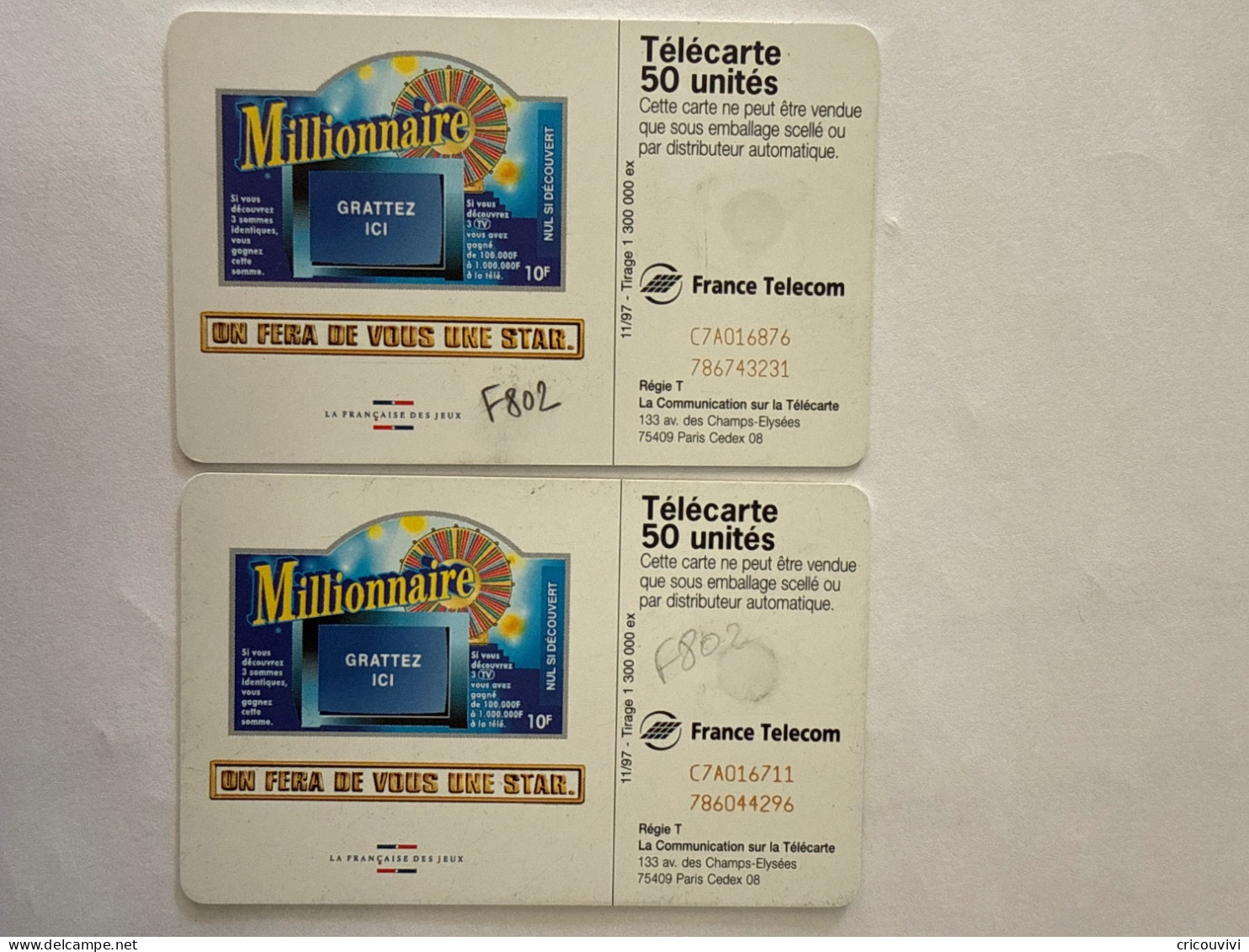 F802 Clair Gras - 1997