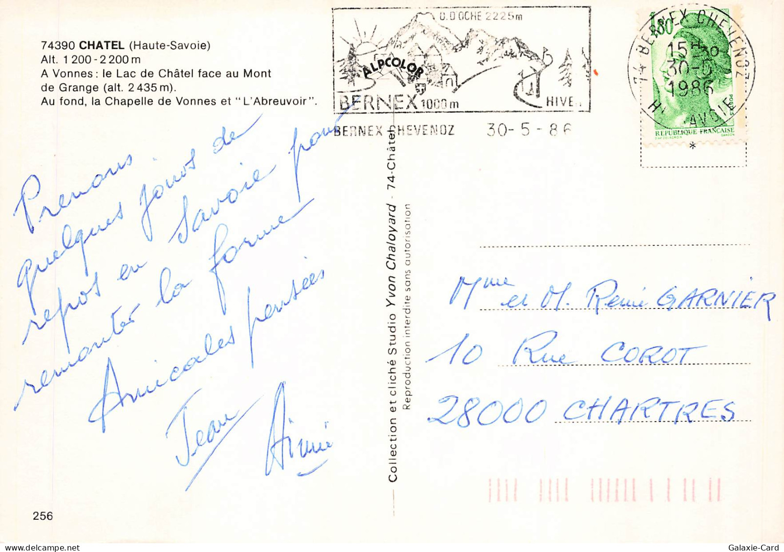 74 CHATEL LE LAC DE CHATEL - Châtel