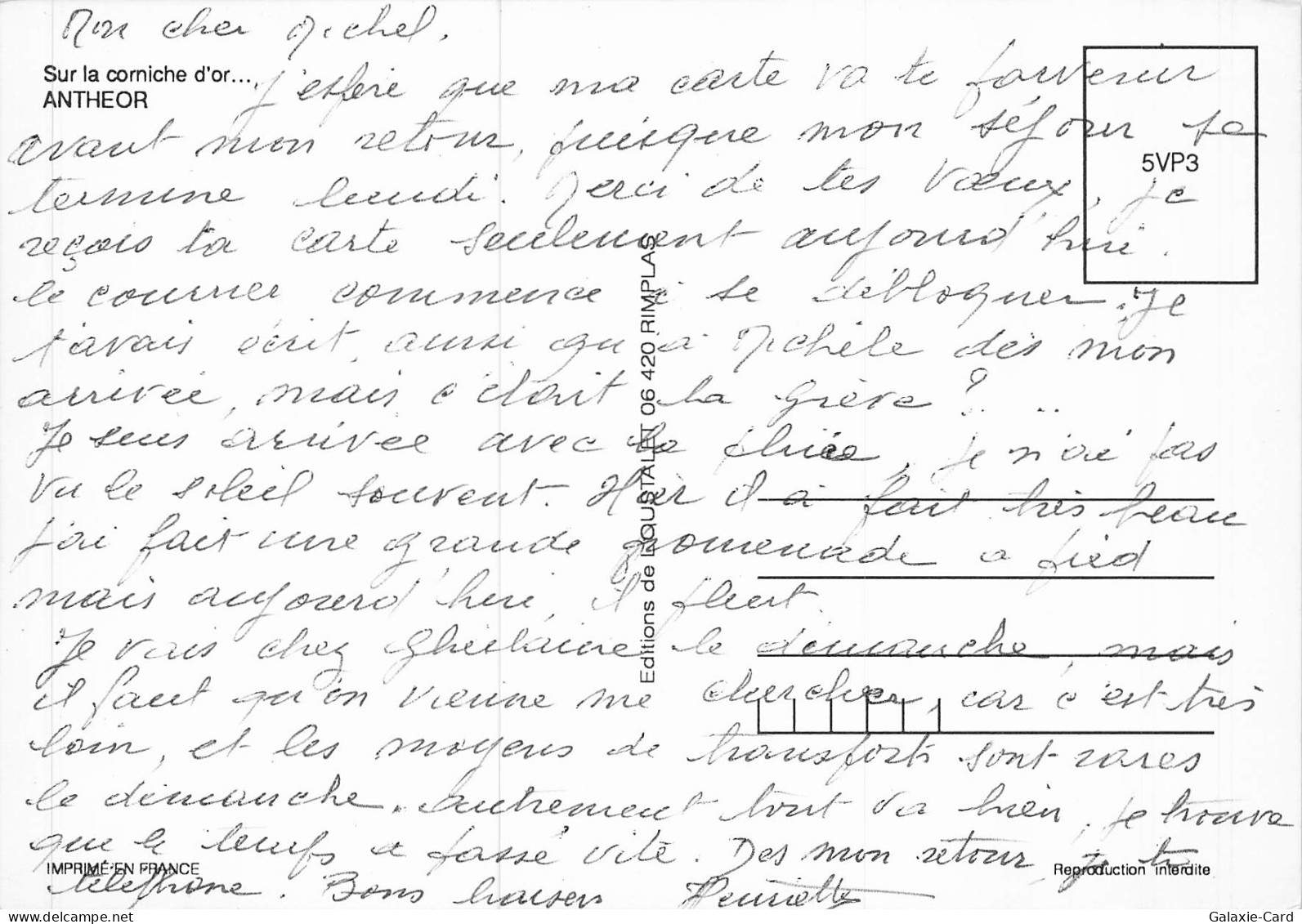 83 ANTHEOR CORNICHE D OR - Antheor