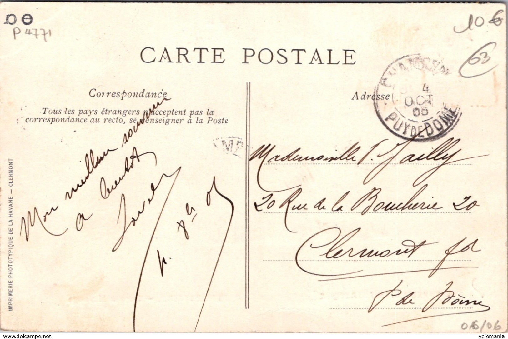 S28512 Cpa 63 Saint Nectaire - Source Morango - Saint Nectaire