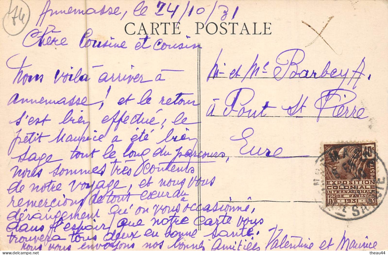 ¤¤    -    ANNEMASSE   -  La Poste        -   ¤¤ - Annemasse