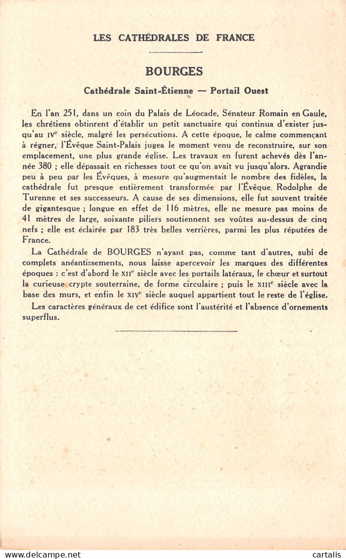 18-BOURGES-N°3825-E/0395 - Bourges