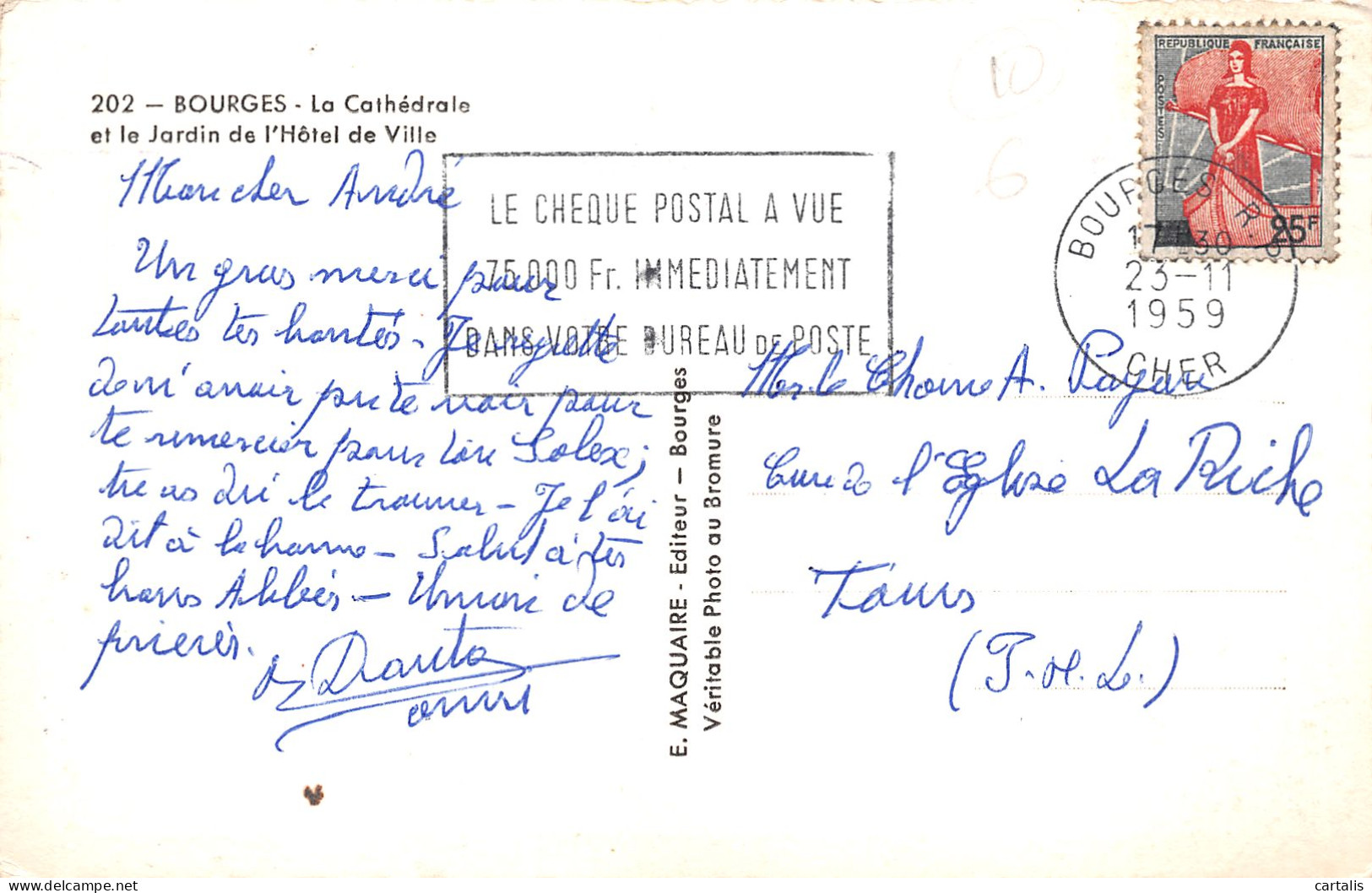 18-BOURGES-N°3825-E/0259 - Bourges