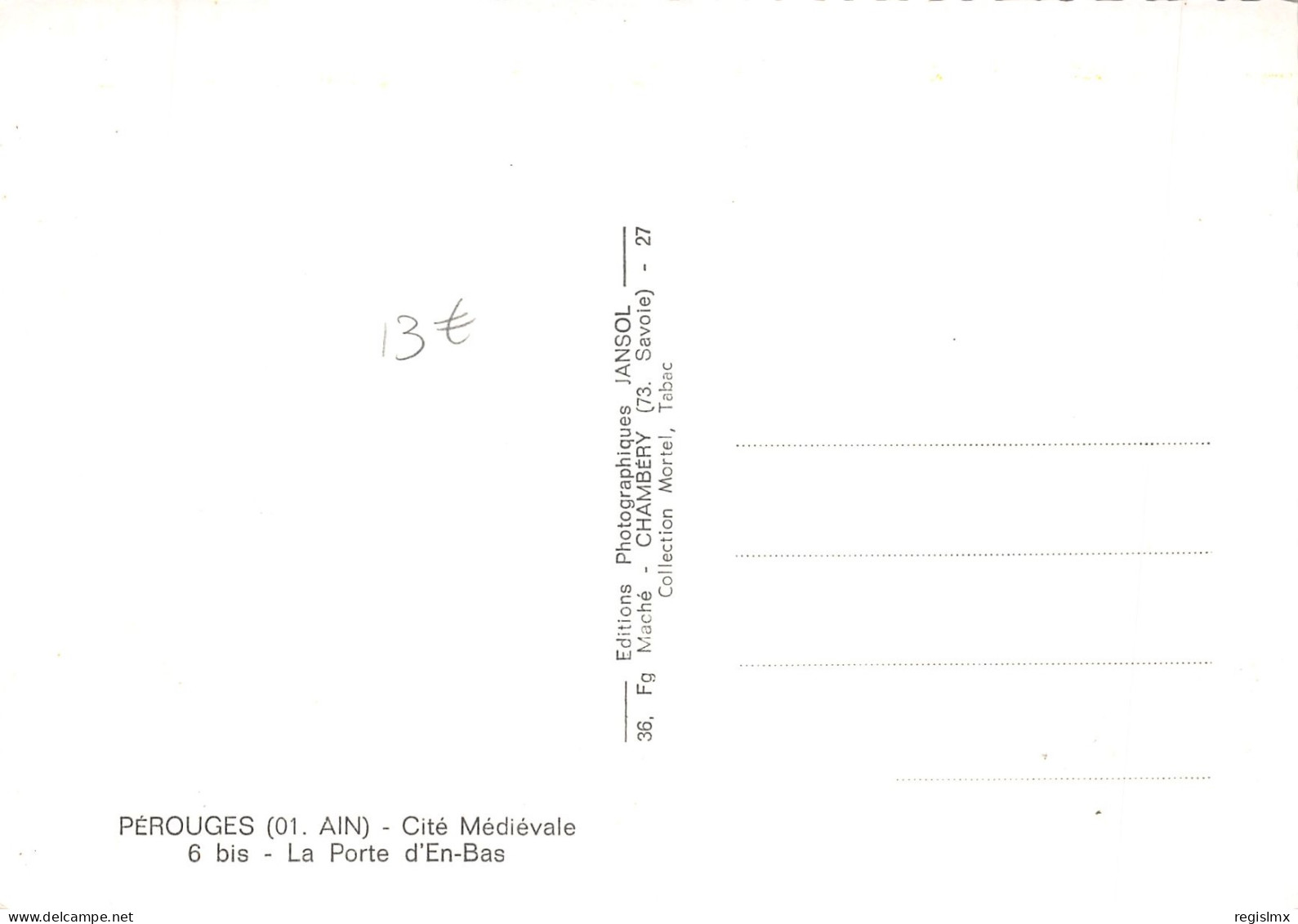 01-PEROUGES-N°T564-C/0103 - Pérouges