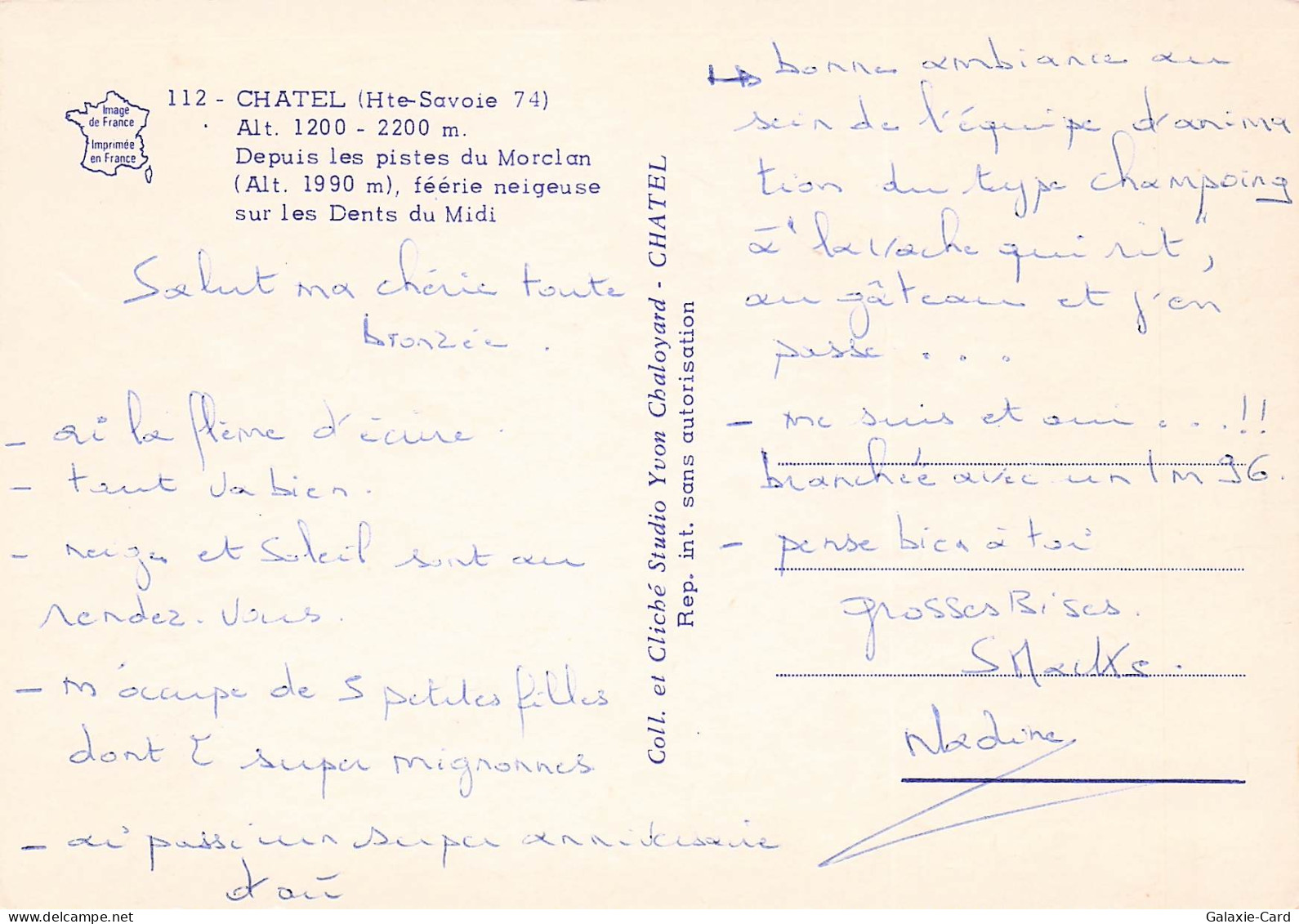 74 CHATEL LES PISTES DU MORCLAN - Châtel