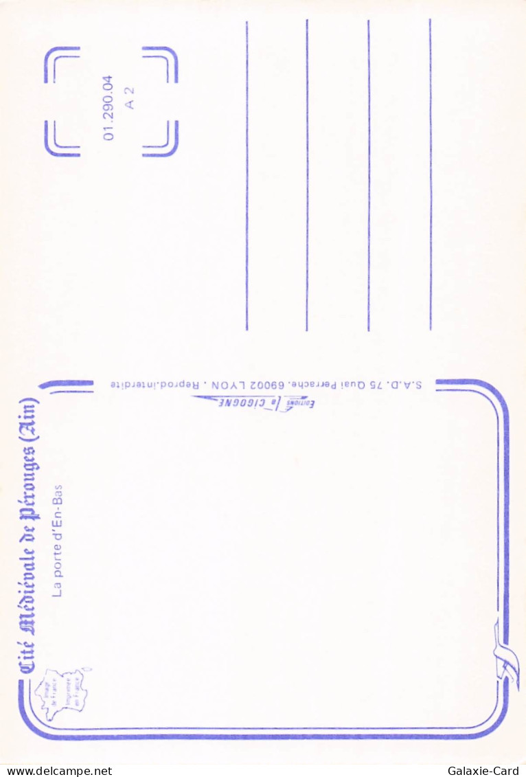1 PEROUGES LA PORTE D EN BAS - Pérouges