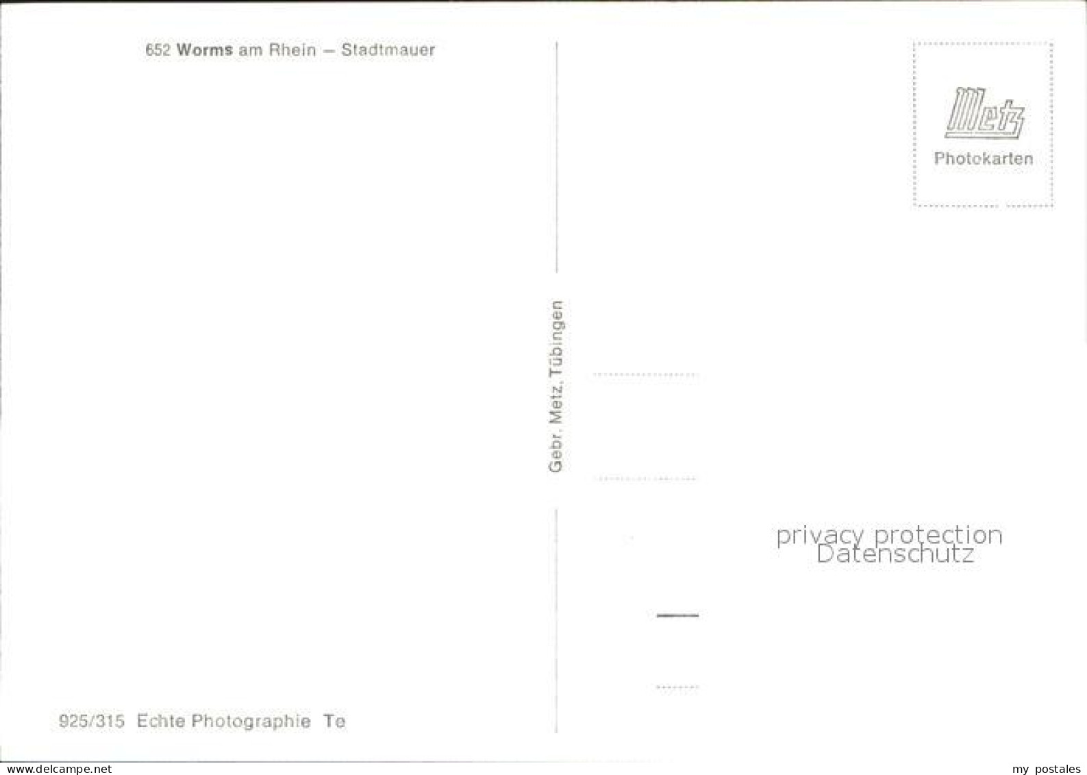 Worms Rhein Stadtmauer - Worms