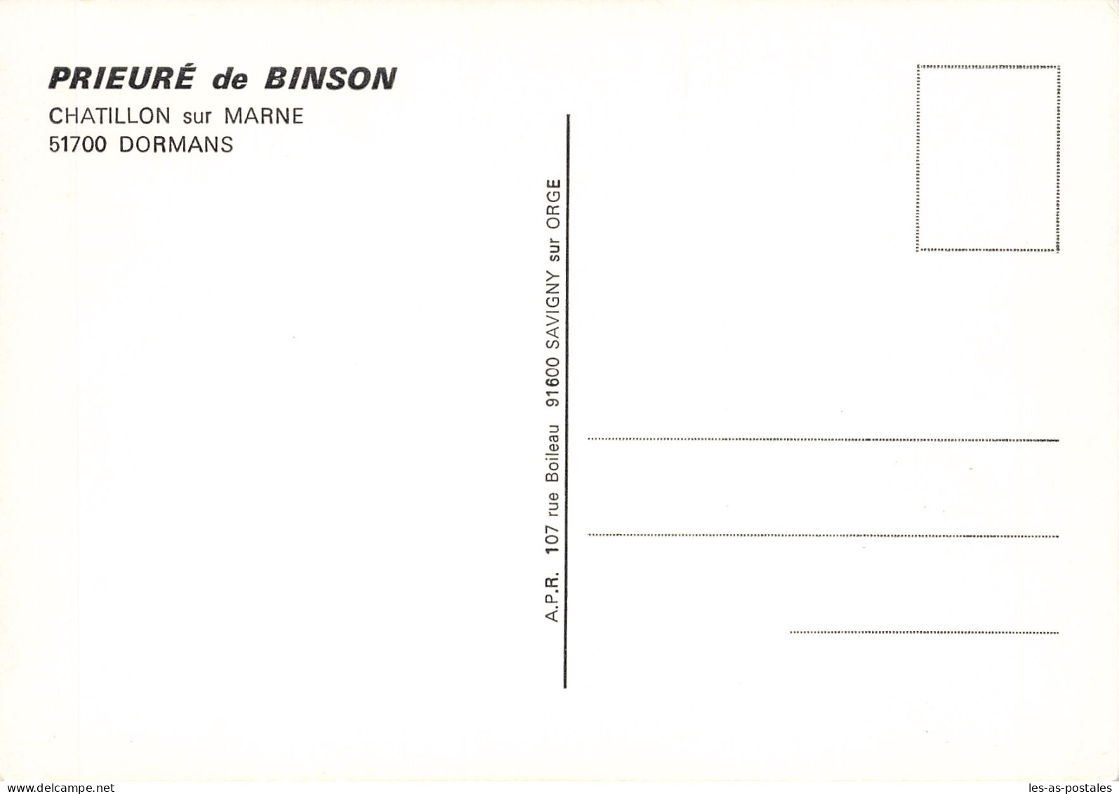 51 DORMANS PRIEURE DE BINSON - Dormans