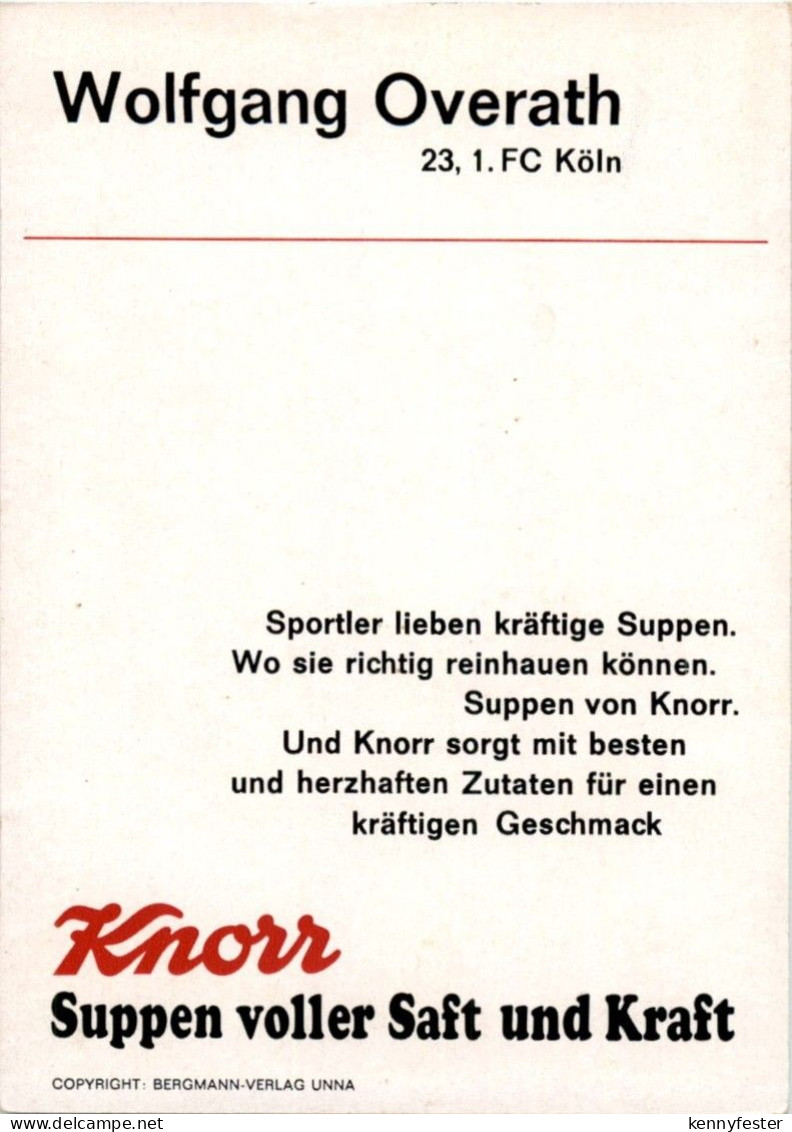 Wolfgang Overath - Fussball