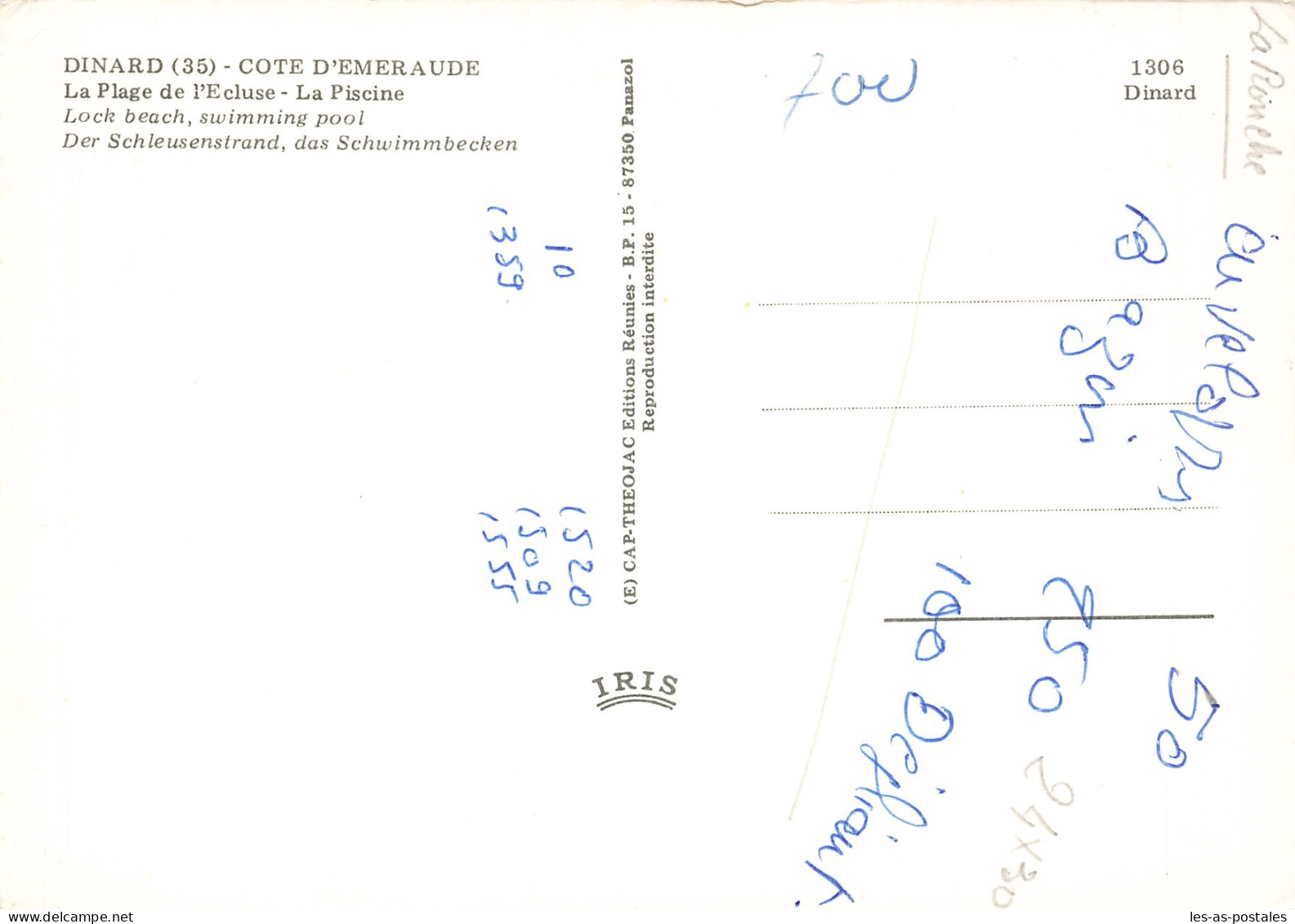 35 DINARD LA PLAGE DE L ECLUSE - Dinard