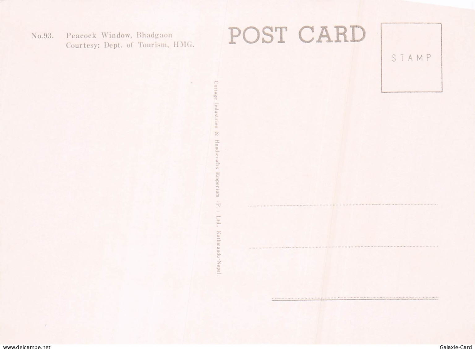 NEPAL BHAKTAPUR PEACOCK WINDOW - Nepal