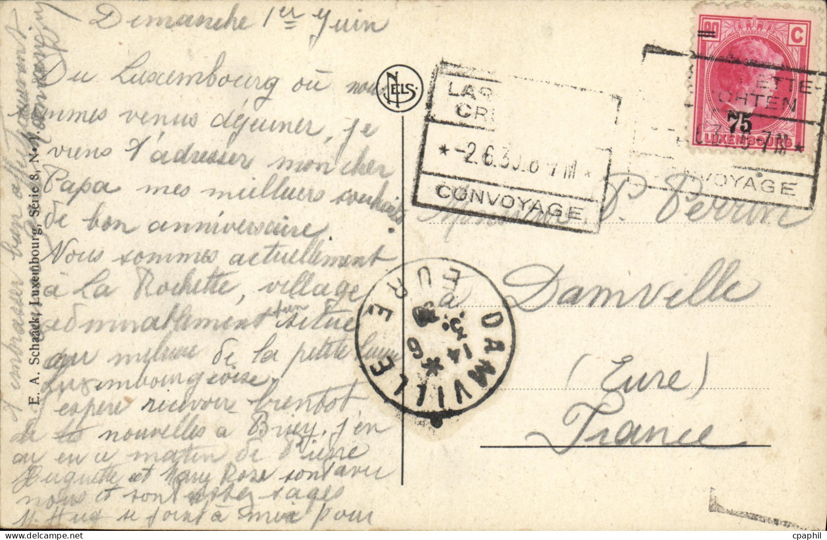 CPA Larochette Les Ruines - Fels