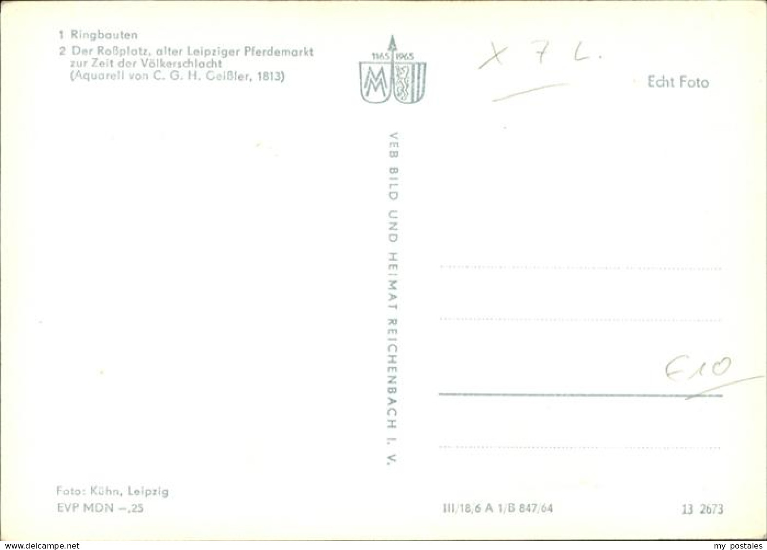 LEIPZIG Sachsen Ringbauten Rossplatz - Leipzig