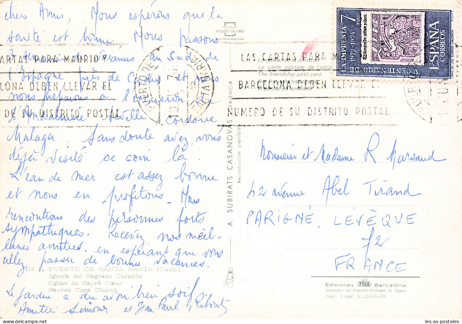 ESPAGNE BARCELONE ESPAGNE - Barcelona