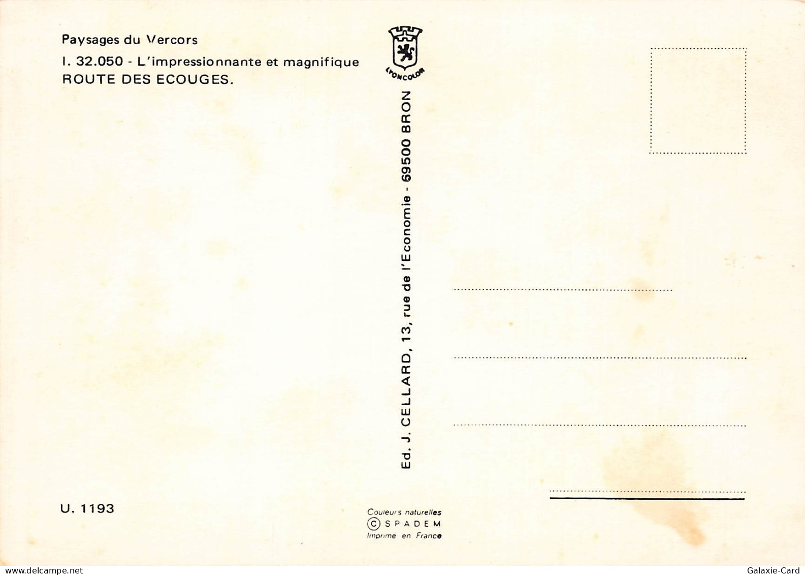 69 BRON ROUTE DES ECOUGES - Bron