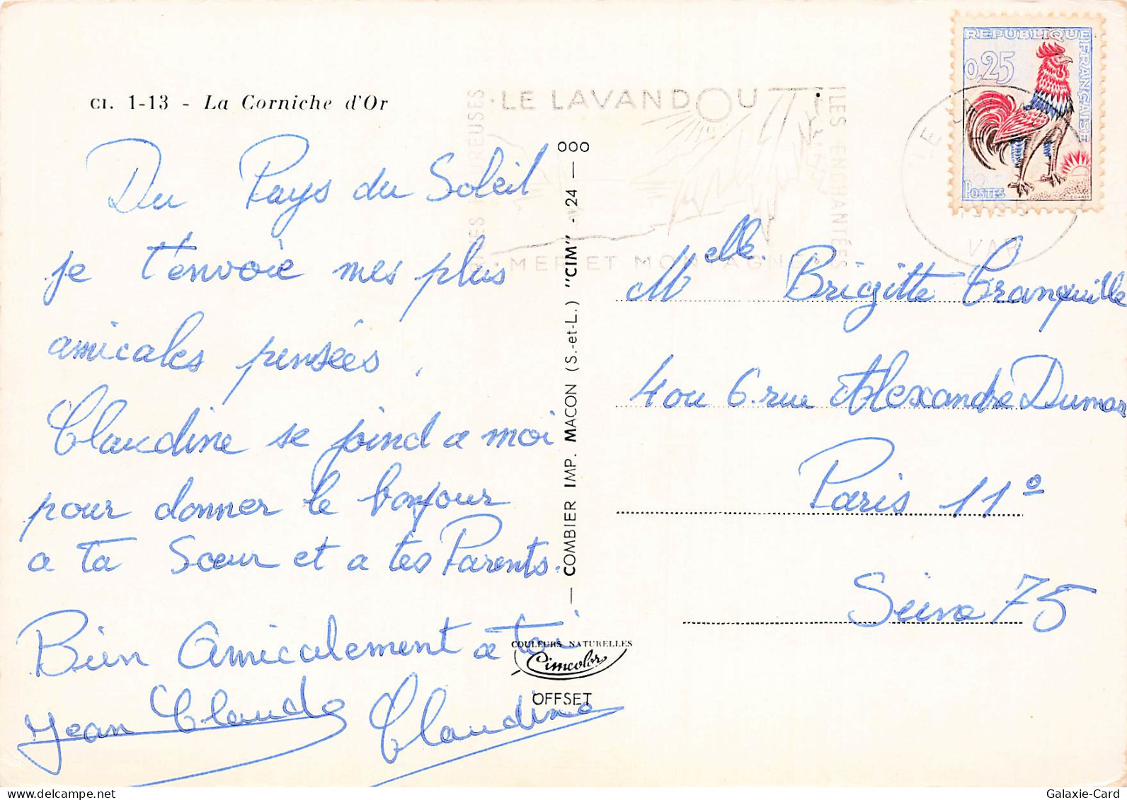 83 SAINT RAPHAEL LA CORNICHE D OR - Saint-Raphaël