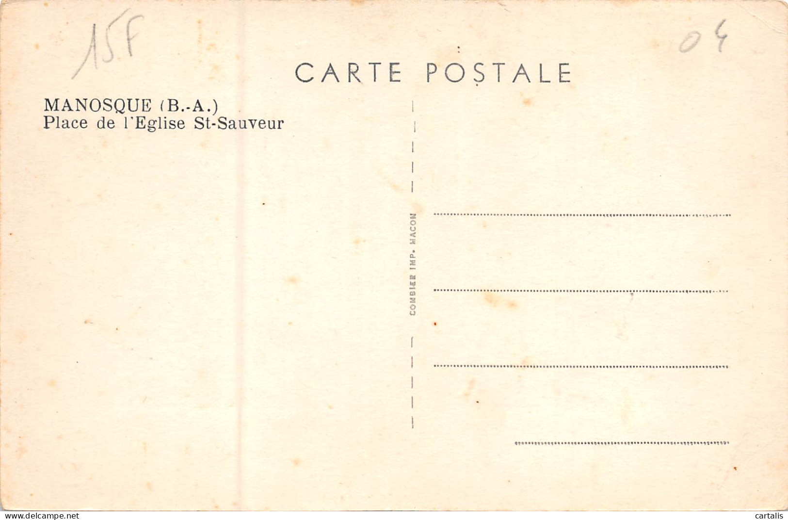 04-MANOSQUE-N°631-E/0001 - Manosque