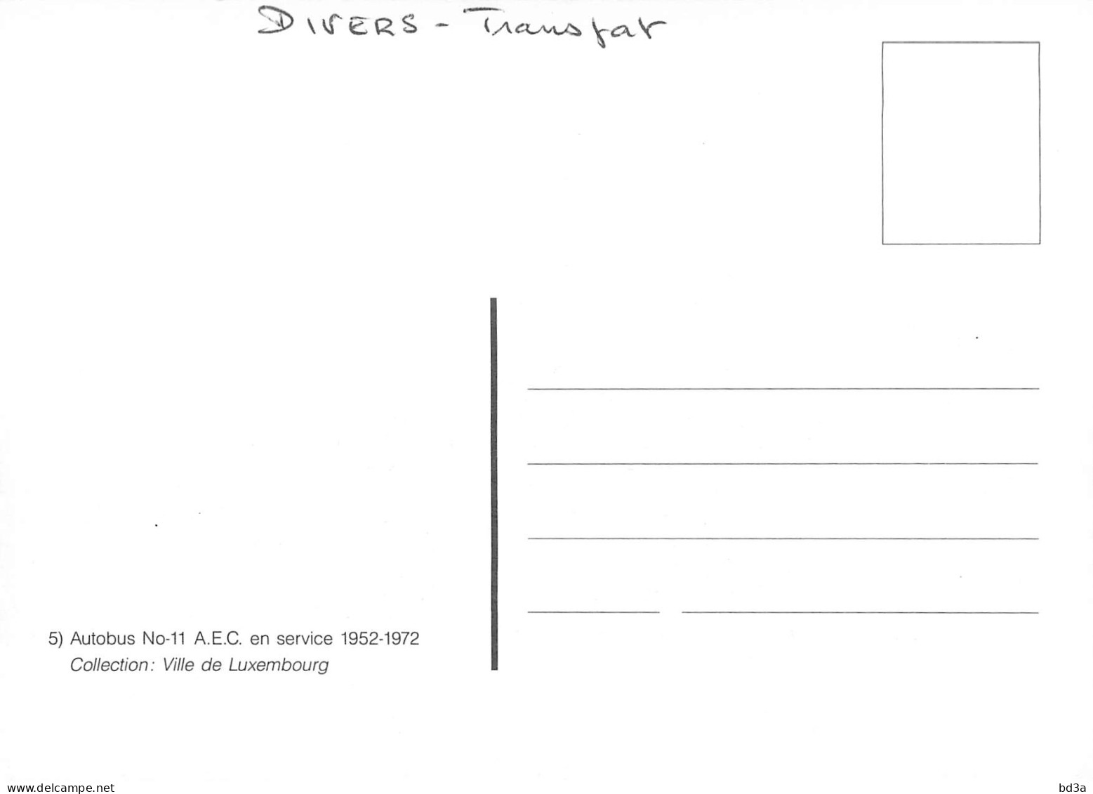 Transport AUTOBUS 11 A,E,C, - Autobus & Pullman