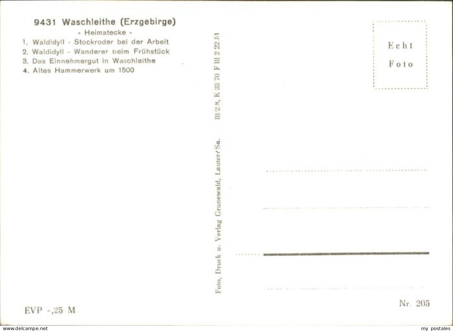Waschleithe Heimatecke Stockroder Wanderer - Grünhain