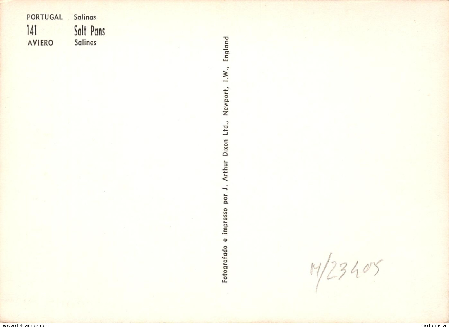 AVEIRO - Salinas  (2 Scans) - Aveiro
