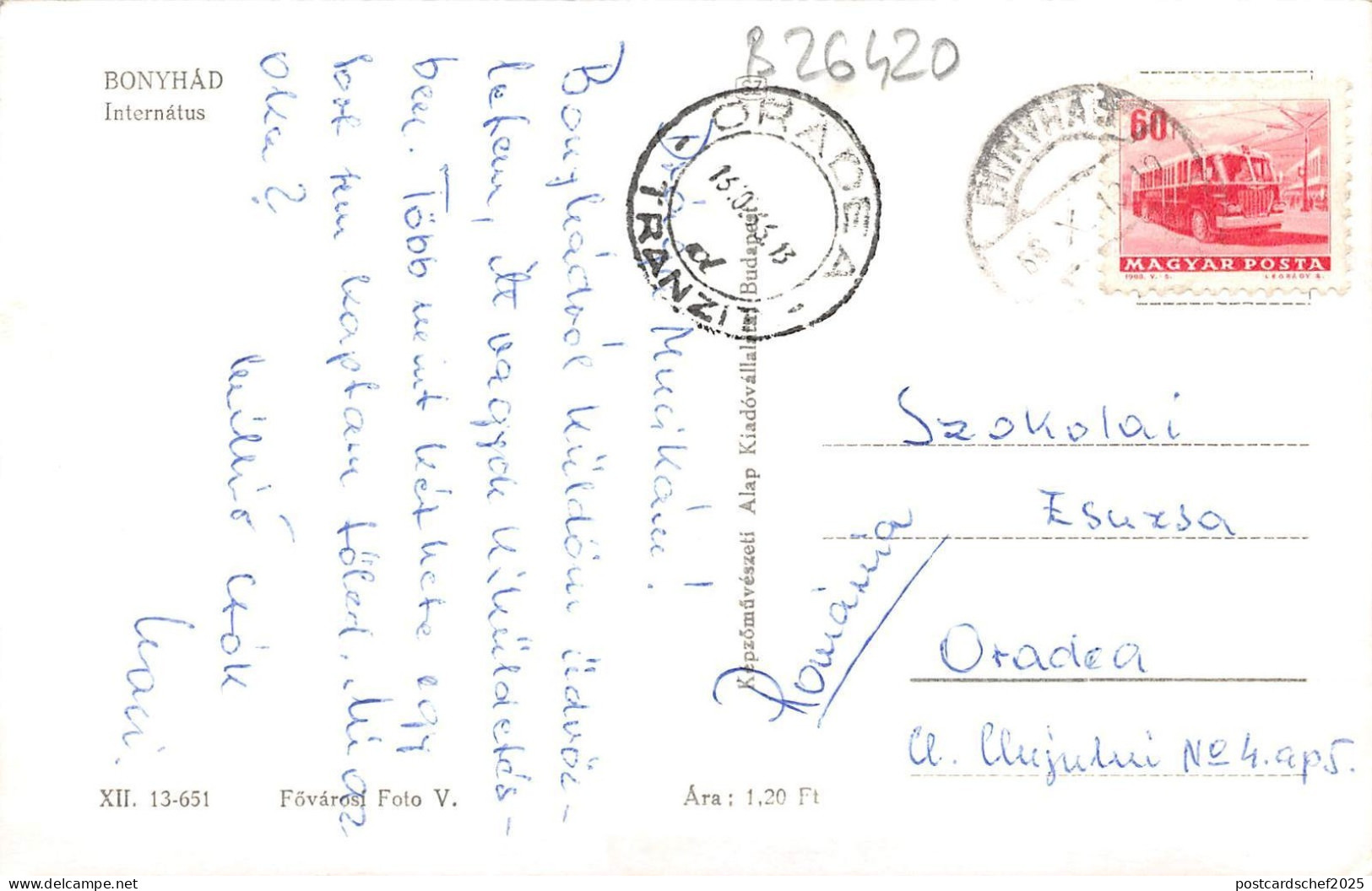 B26420 Bonyhad Internatus  Hungary - Welt