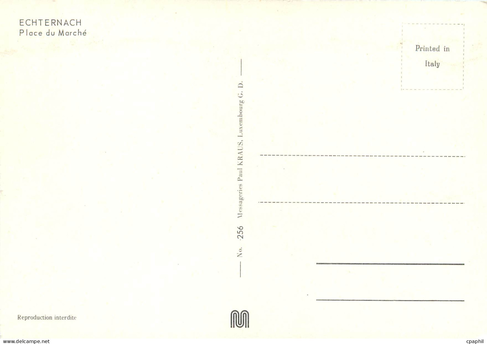 CPM Echternach Place Du Marche - Echternach