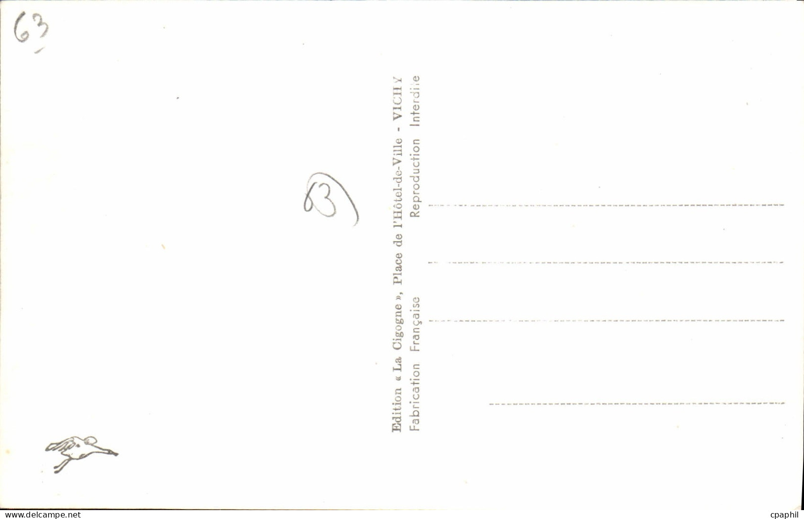 CPA Chatel Guyon Le Chateau De Chazeron - Châtel-Guyon