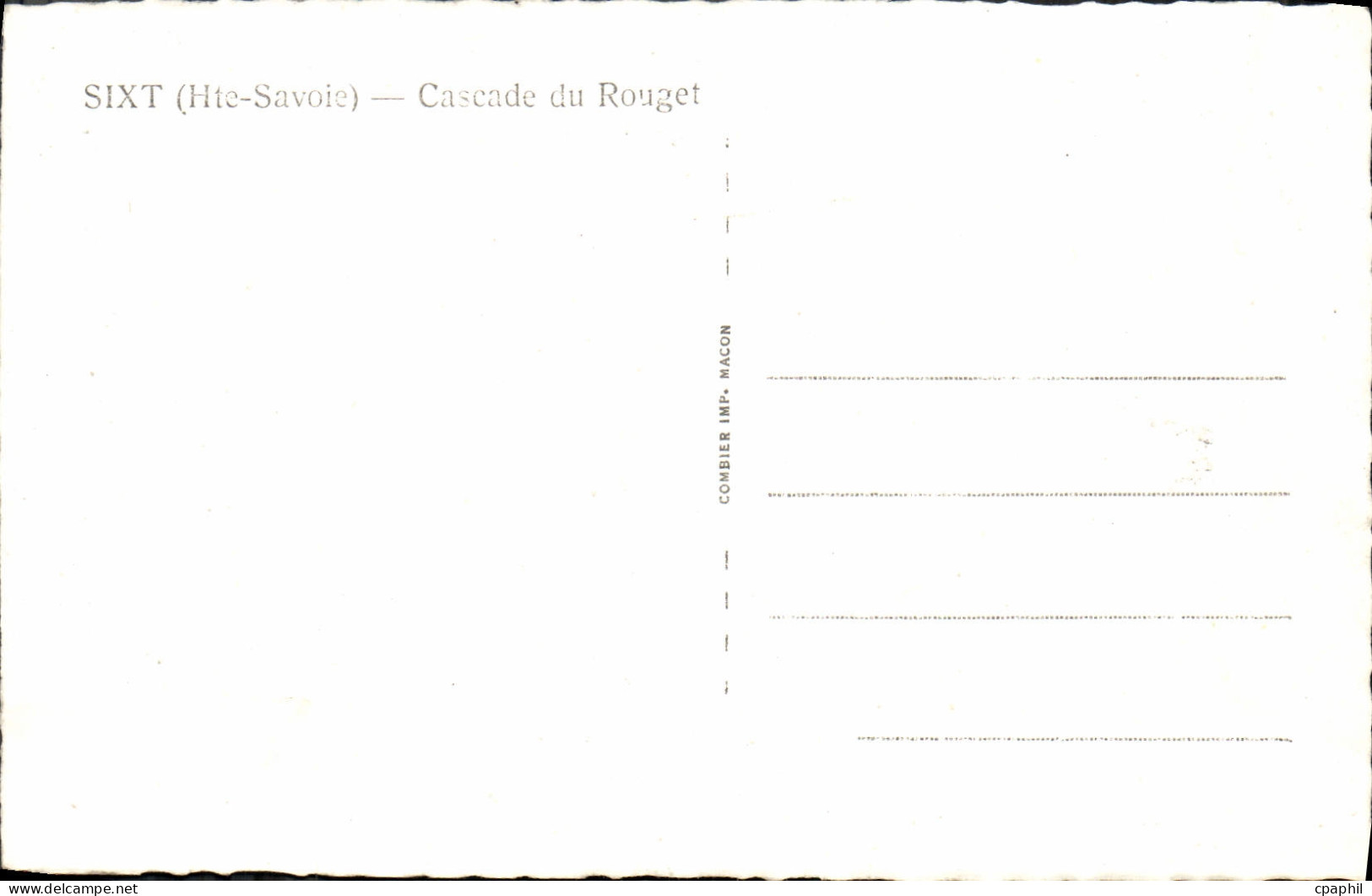 CPM Sixt Cascade Du Rouget - Sixt-Fer-à-Cheval