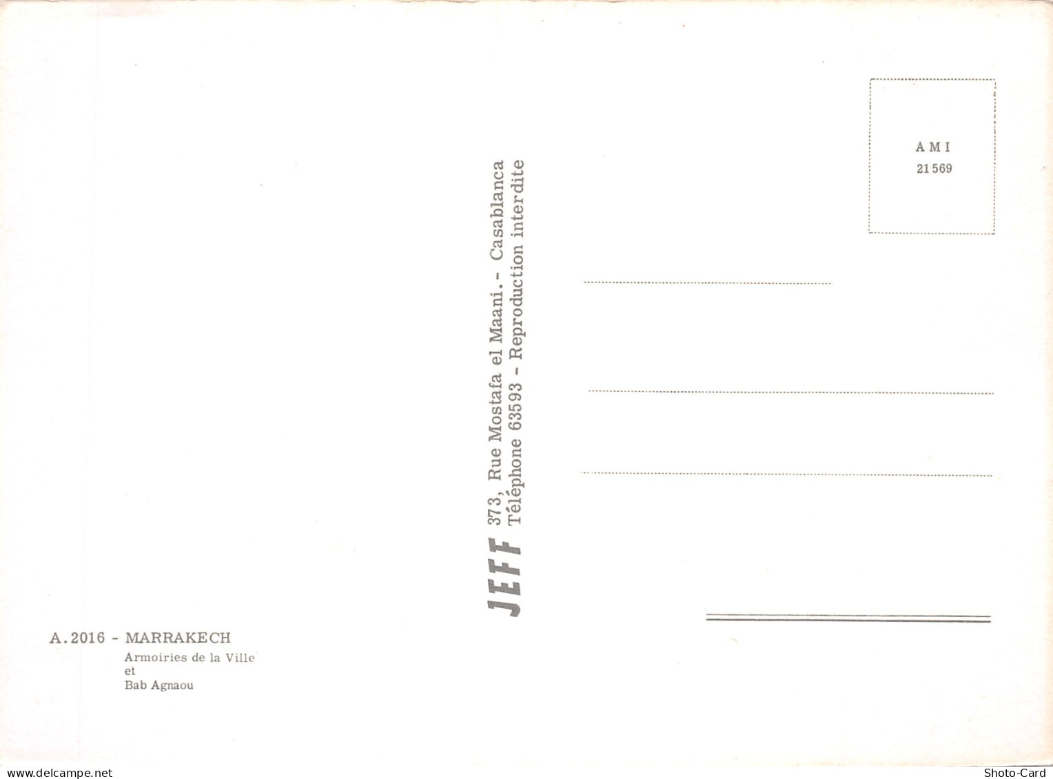 MAROC MARRAKECH - Marrakech