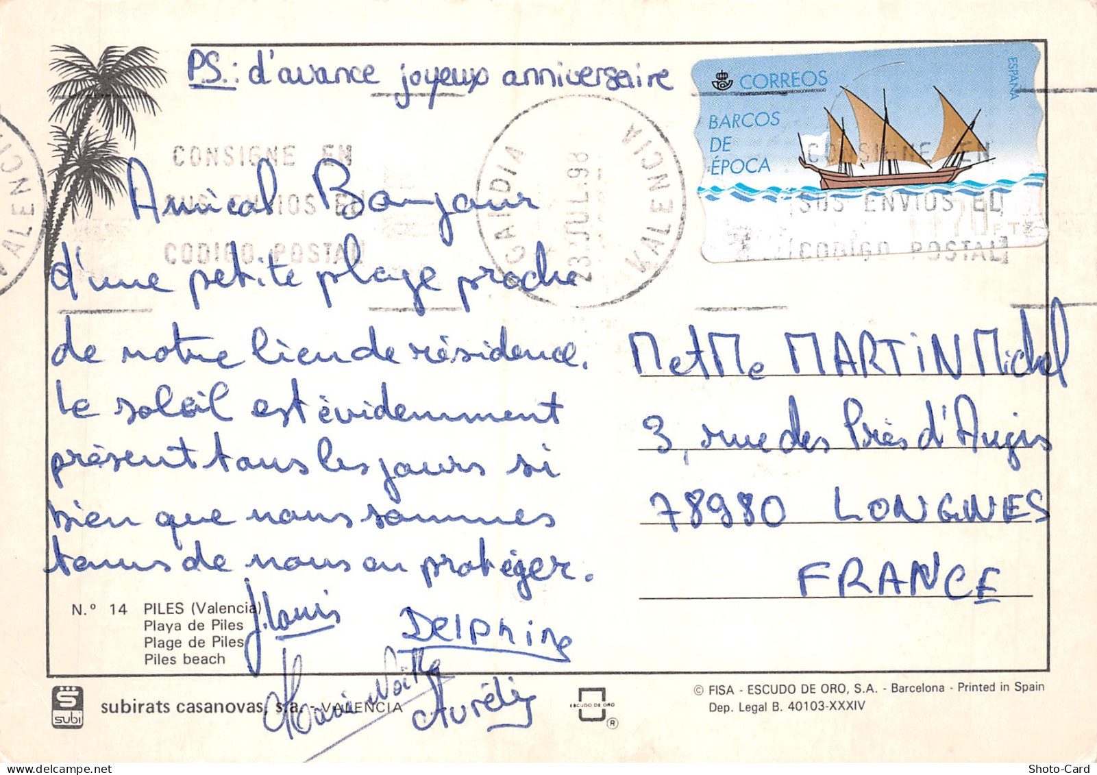 Espagne VALENCIA PILES - Valencia