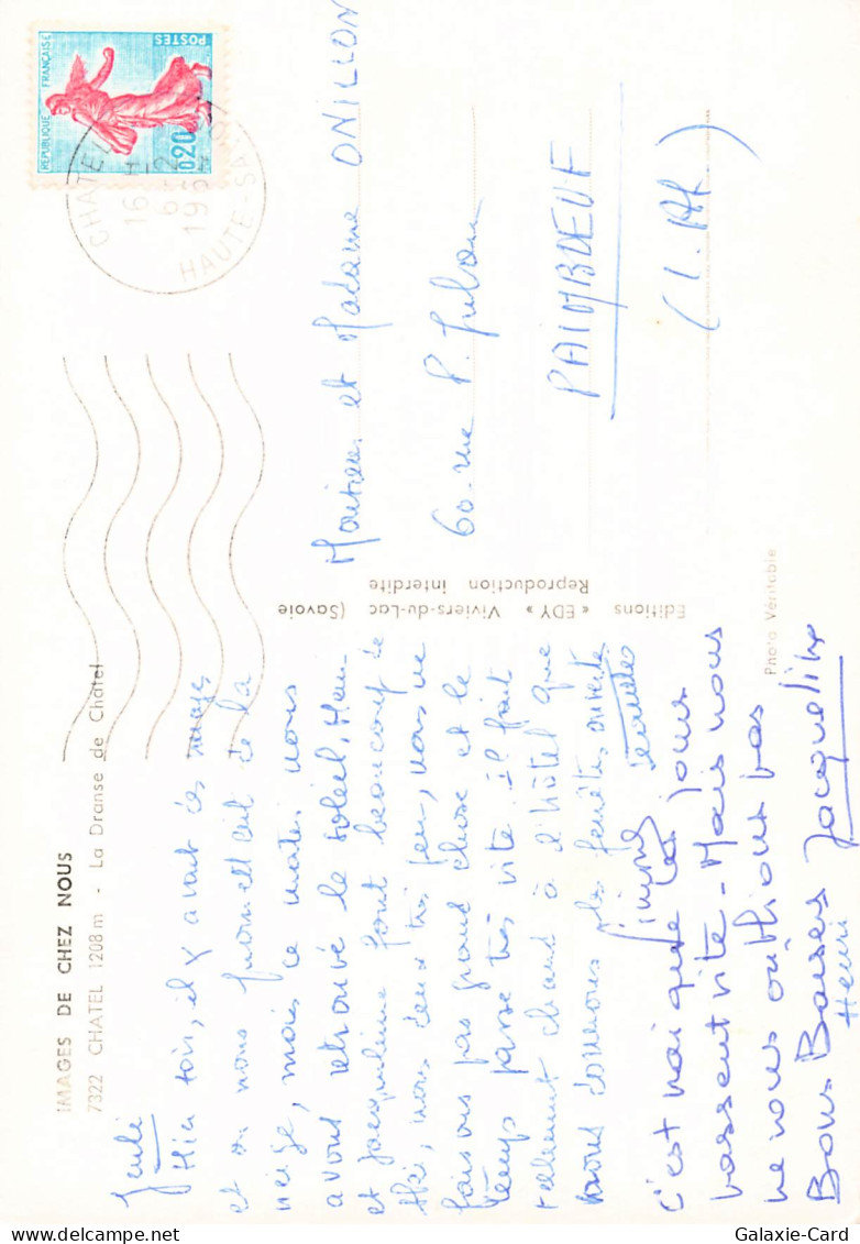 74 CHATEL LA DRANSE DE CHATEL - Châtel