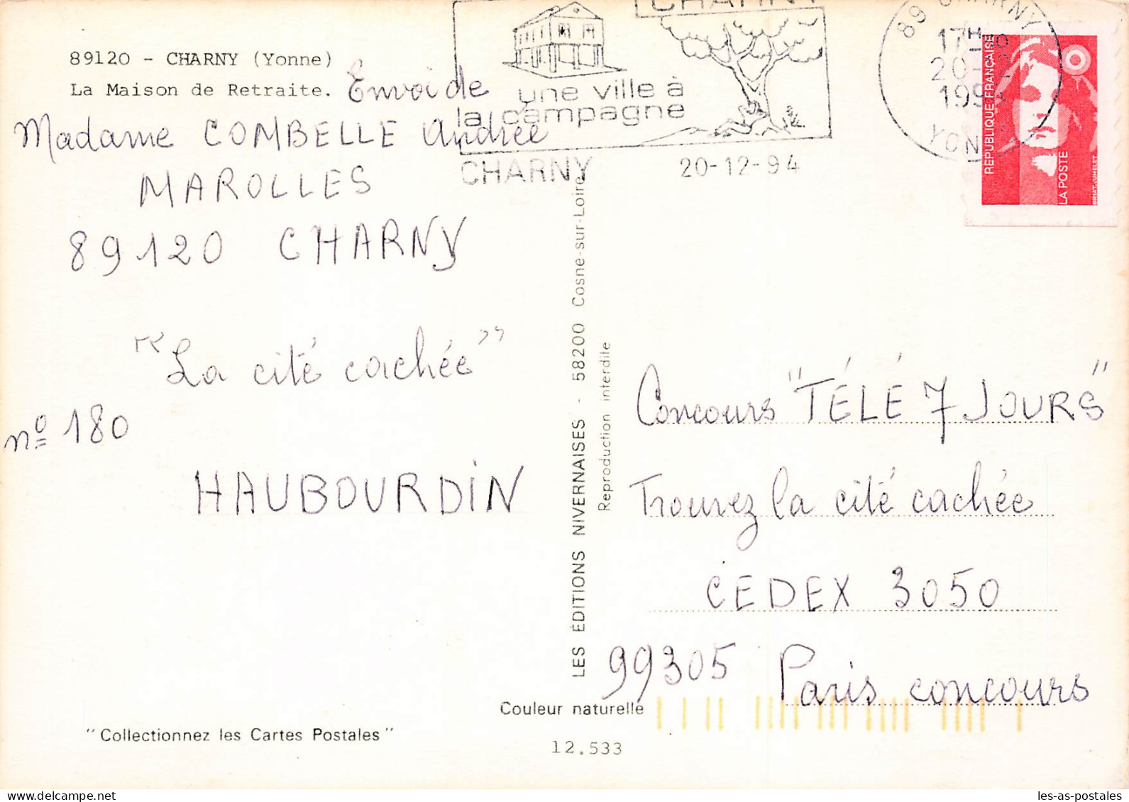 89 CHARNY LA MAISON DE RETRAITE - Charny