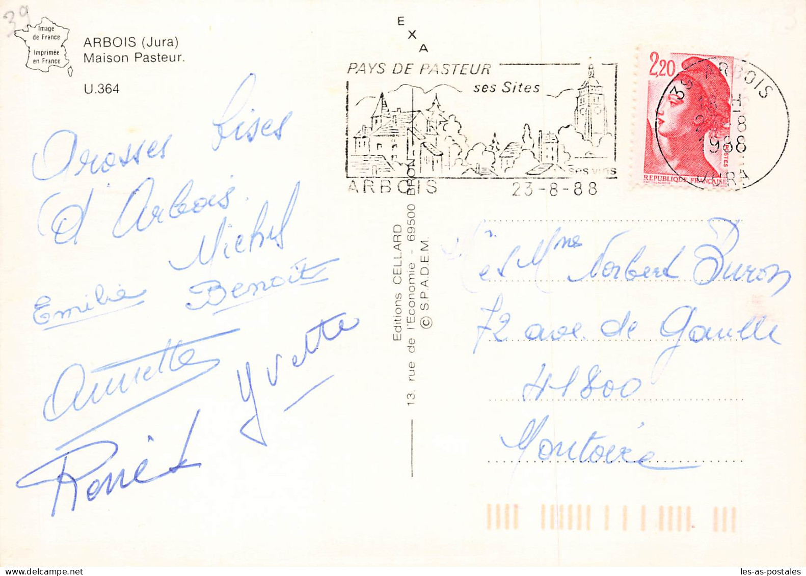 39 ARBOIS MAISON PASTEUR - Arbois