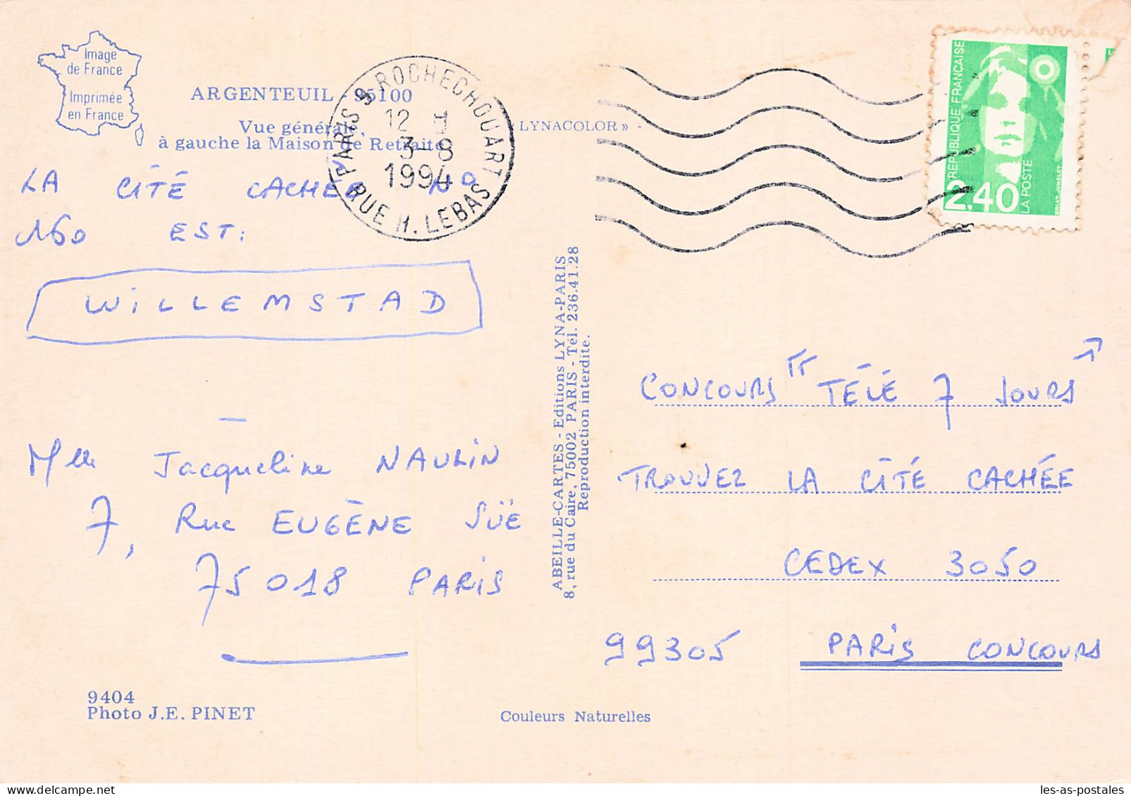 95 ARGENTEUIL - Argenteuil