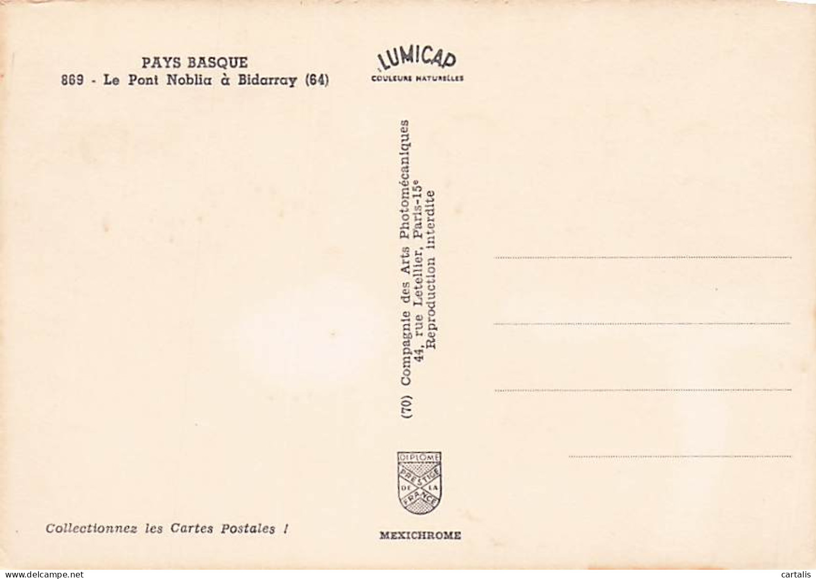 64-BIDARRAY-LE PONT NOBLIA-N°7047-D/0119 - Bidarray