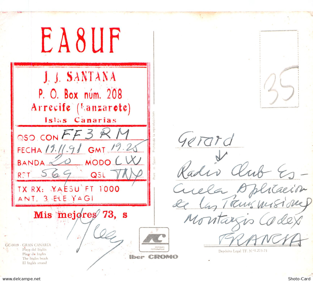 Espagne GRAN CANARIA - Gran Canaria