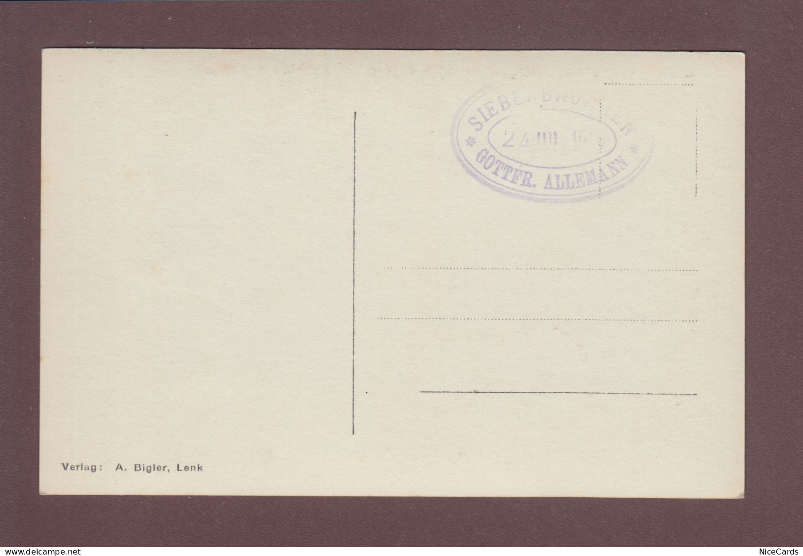 LENK - Siebenbrunnen - Lenk Im Simmental