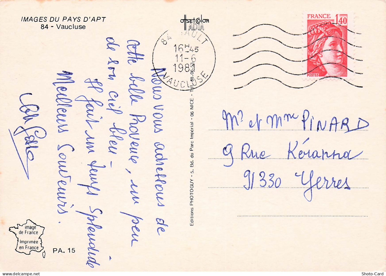 84 APT VAUCLUSE - Apt