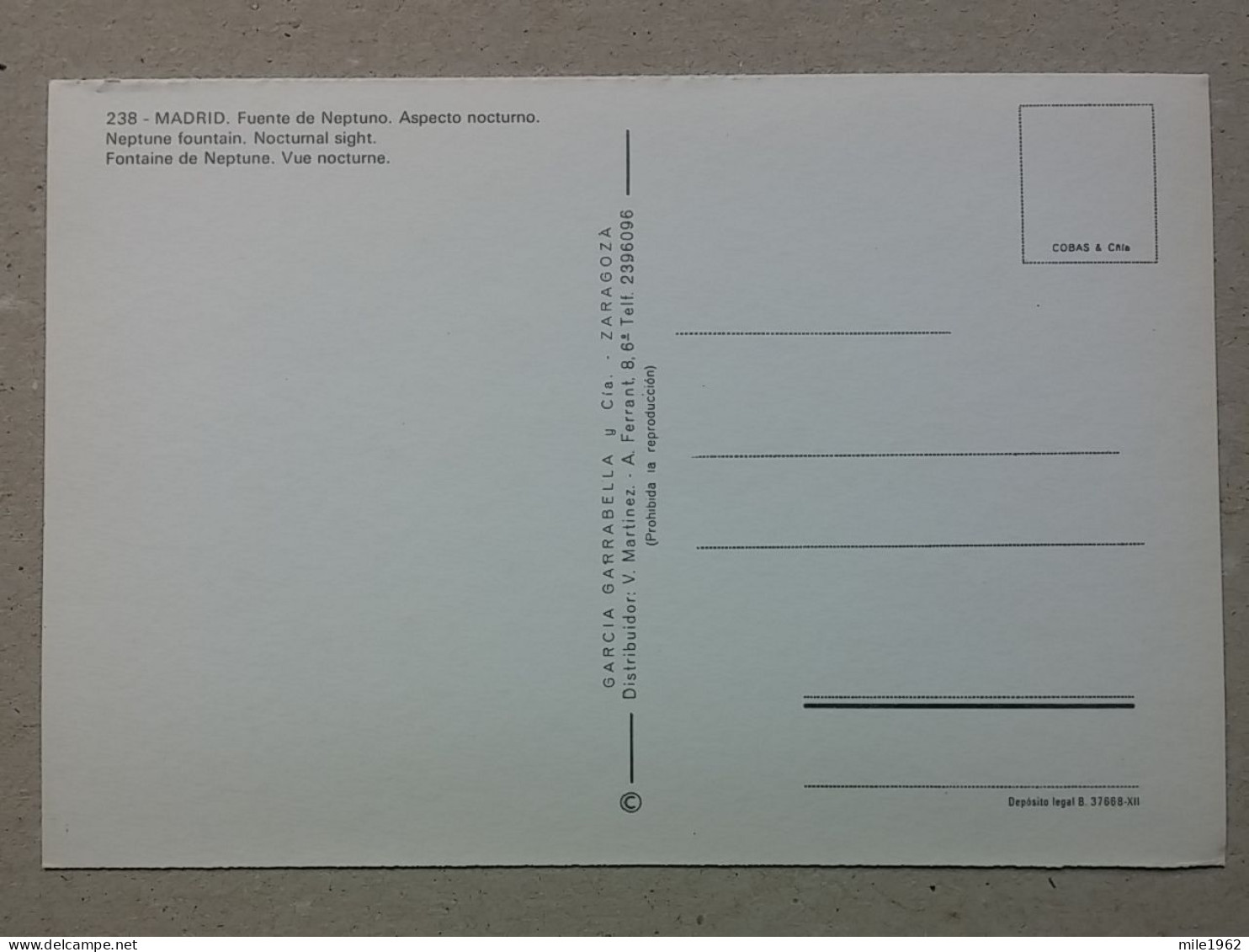 KOV 787-4 - MADRID, - Madrid