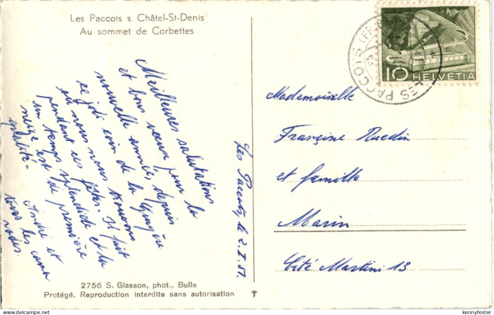 Les Paccots S Chatel St. Denis - Châtel-Saint-Denis