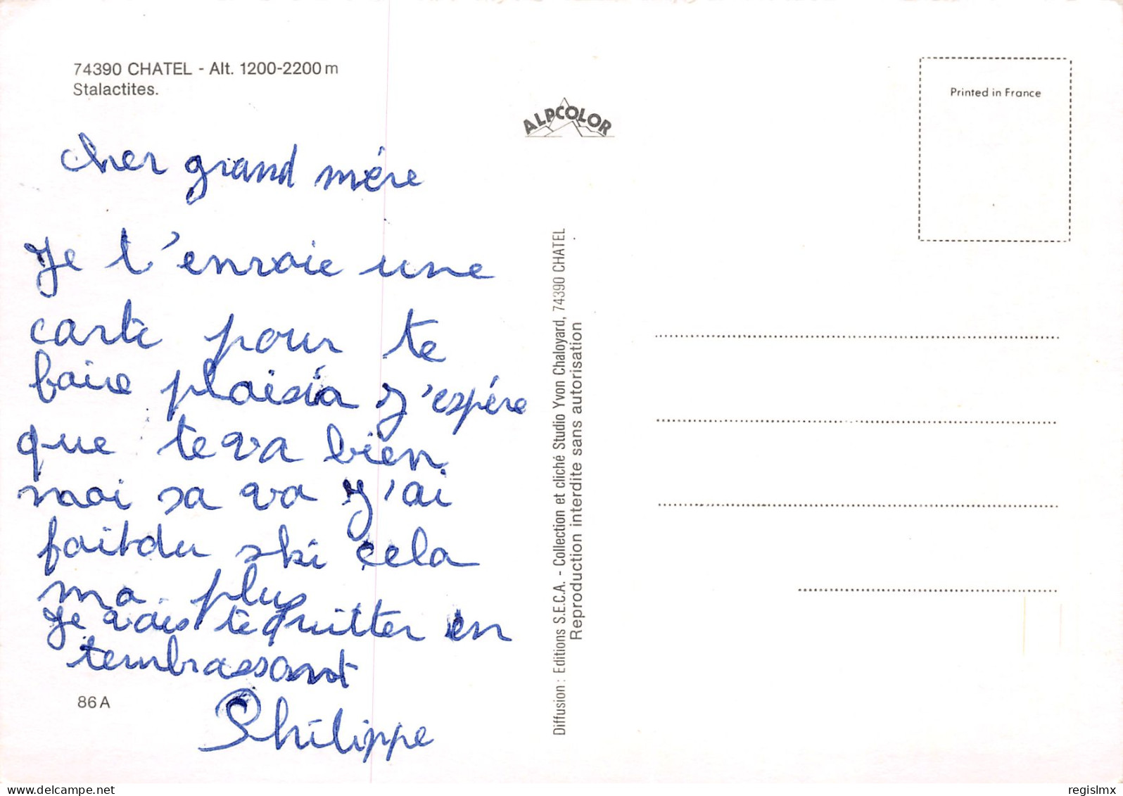 74-CHATEL-N°T2725-C/0065 - Châtel