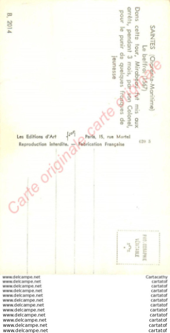 17.  SAINTES .  Le Beffroi . - Saintes
