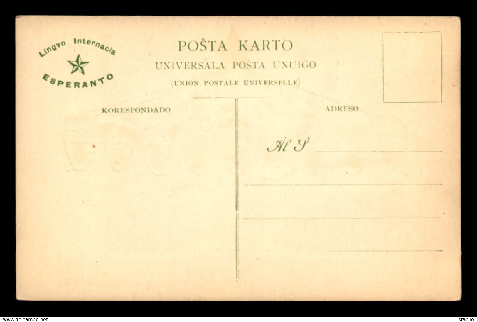 ESPERANTO - CARTE ILLUSTREE - Esperanto