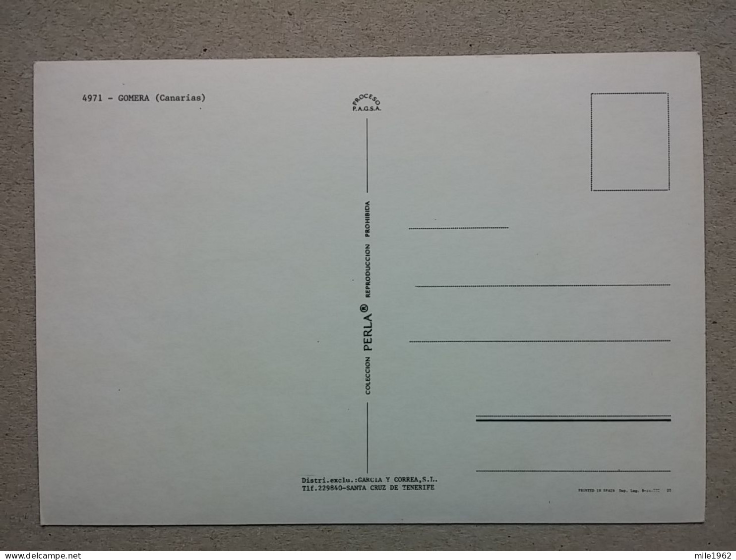 Kov 786-11 - Spain, GOMERA - Gomera