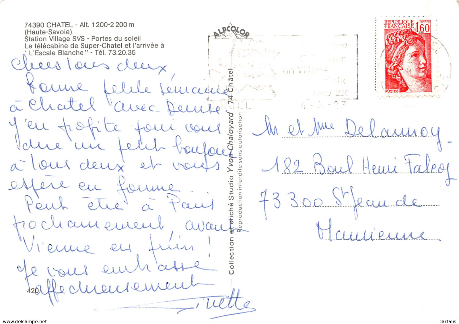 74-CHATEL-N°C-4351-A/0097 - Châtel