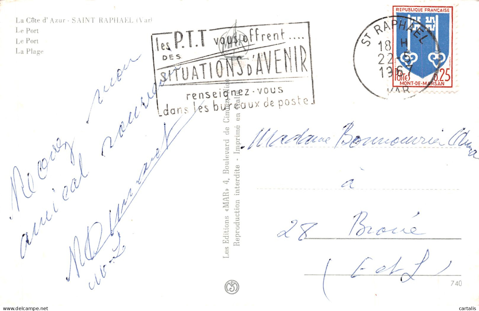 83-SAINT RAPHAEL-N°C-4351-E/0381 - Saint-Raphaël
