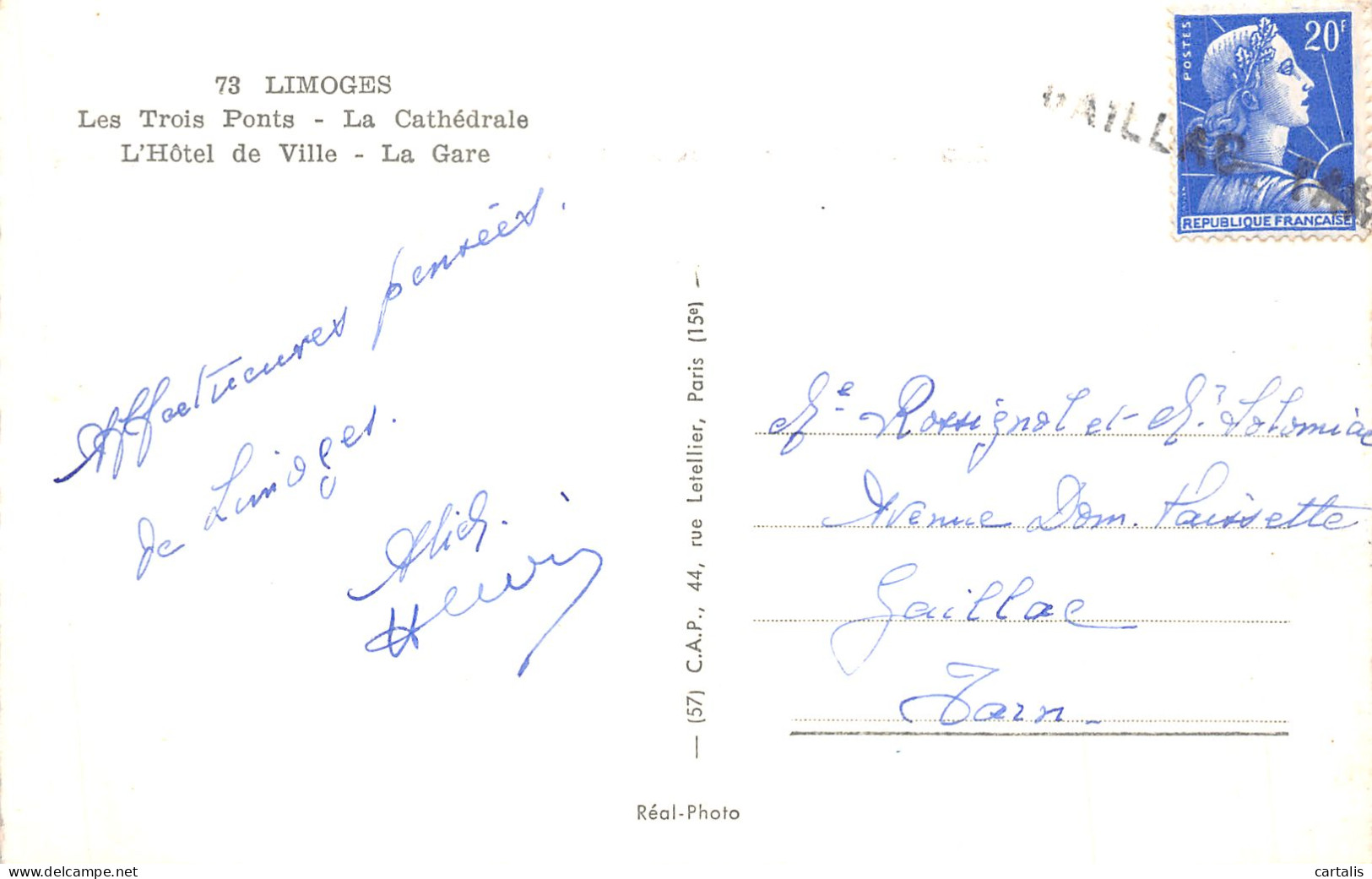 87-LIMOGES-N°C-4352-E/0239 - Limoges