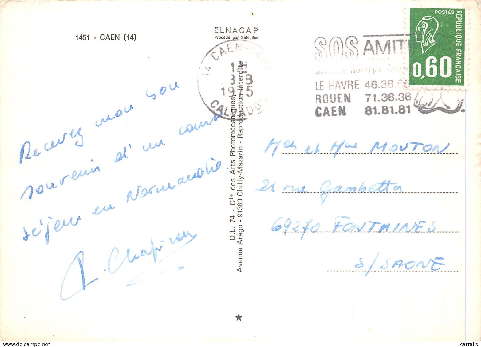 14-CAEN-N°C-4354-C/0199 - Caen