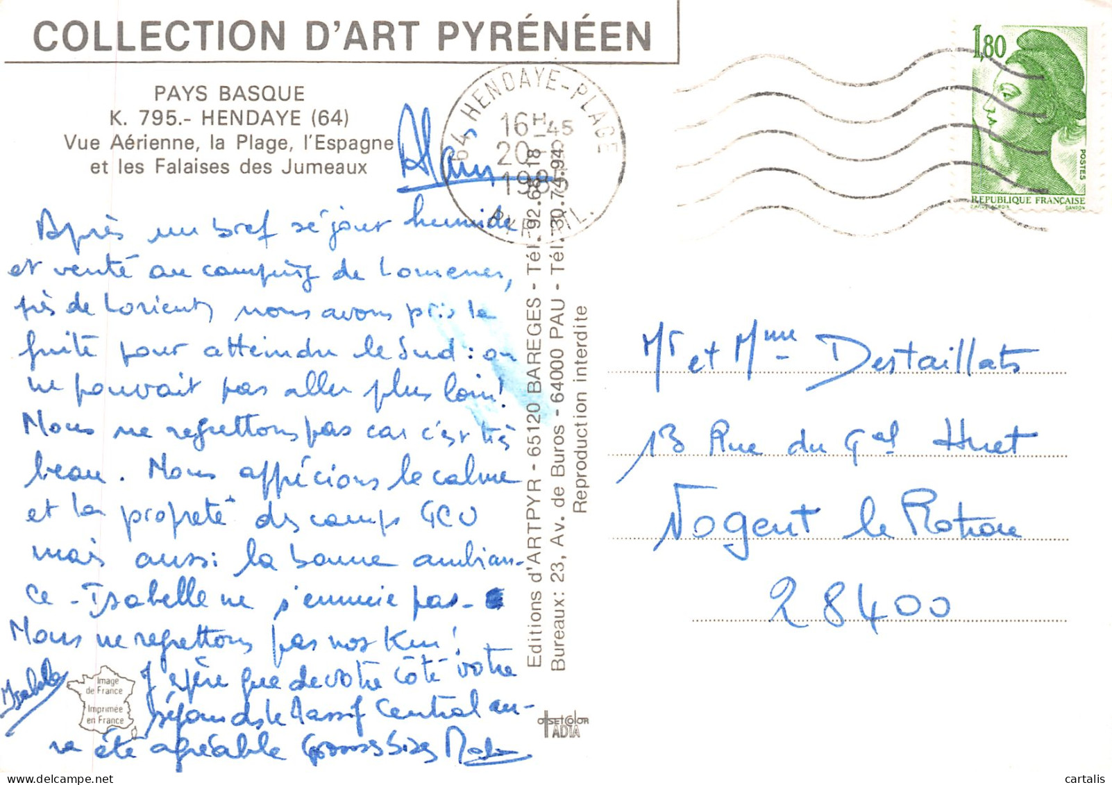 64-HENDAYE-N°C-4354-B/0359 - Hendaye