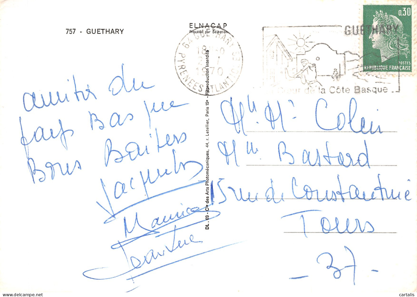 64-GUETHARY-N°C-4354-B/0285 - Guethary